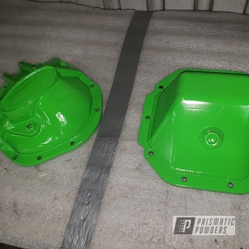 Green 1995 Jeep Wrangler Differential Covers
