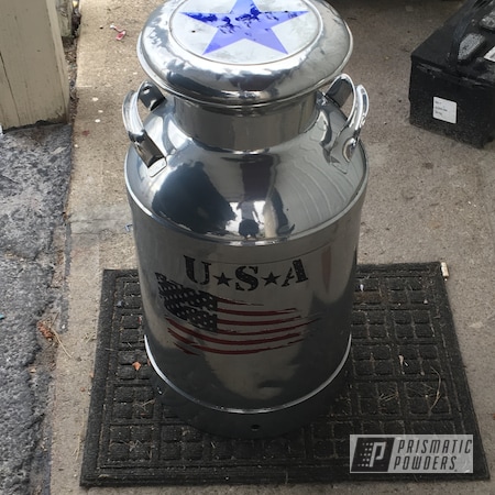 Powder Coating: Clear Vision PPS-2974,MIXED BERRY UPB-5992,SUPER CHROME USS-4482,Milk Can,Vintage,Intense Blue PPB-4474,Miscellaneous