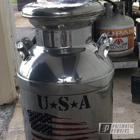 Powder Coating: Intense Blue PPB-4474,Milk Can,Miscellaneous,Clear Vision PPS-2974,MIXED BERRY UPB-5992,SUPER CHROME USS-4482,Vintage