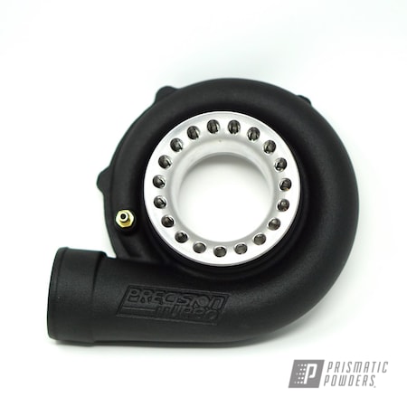Powder Coating: Black Satin Texture PTB-7102,Turbo,Turbo Parts,Automotive,Turbo Housing