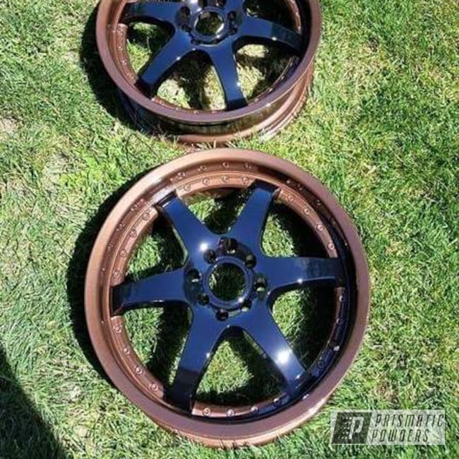 Black And Copper Two Tone 17 Inch Wheels