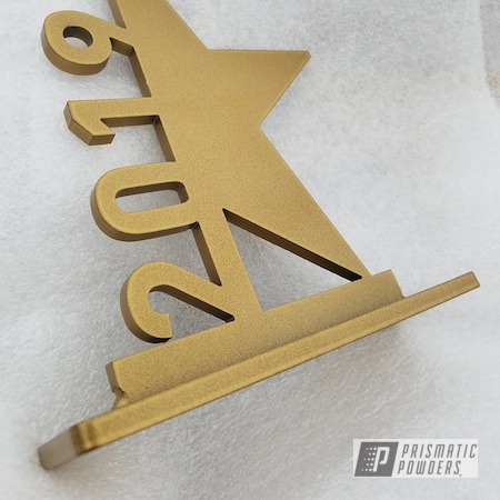 Powder Coating: Awards,Gold,Gold Smith EMB-2573,Applied Plastic Coatings,Miscellaneous,Star