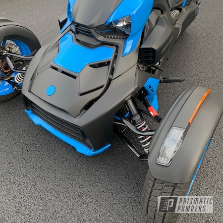 Powder Coating: Automotive,Playboy Blue PSS-1715,Trike,Can-Am Spyder,Motorcycles,Can-am