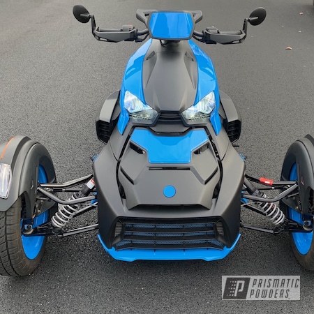 Powder Coating: Automotive,Playboy Blue PSS-1715,Trike,Can-Am Spyder,Motorcycles,Can-am