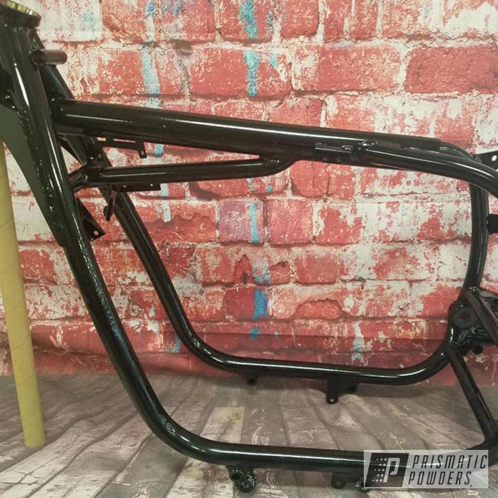 Powder Coated BMW Motorcycle Frame | Prismatic Powders