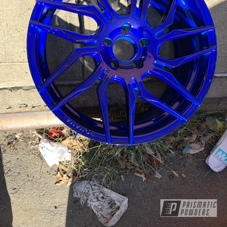 Powder Coating: LP Blue PPB-6617,Illusion Blueberry PMB-6908,Automotive,Wheels