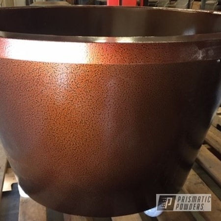 Powder Coating: Custom,Transparent Copper PPS-5162,2 Stage Application,Black Frost PVS-3083,Outdoor,patio,Fire Pit