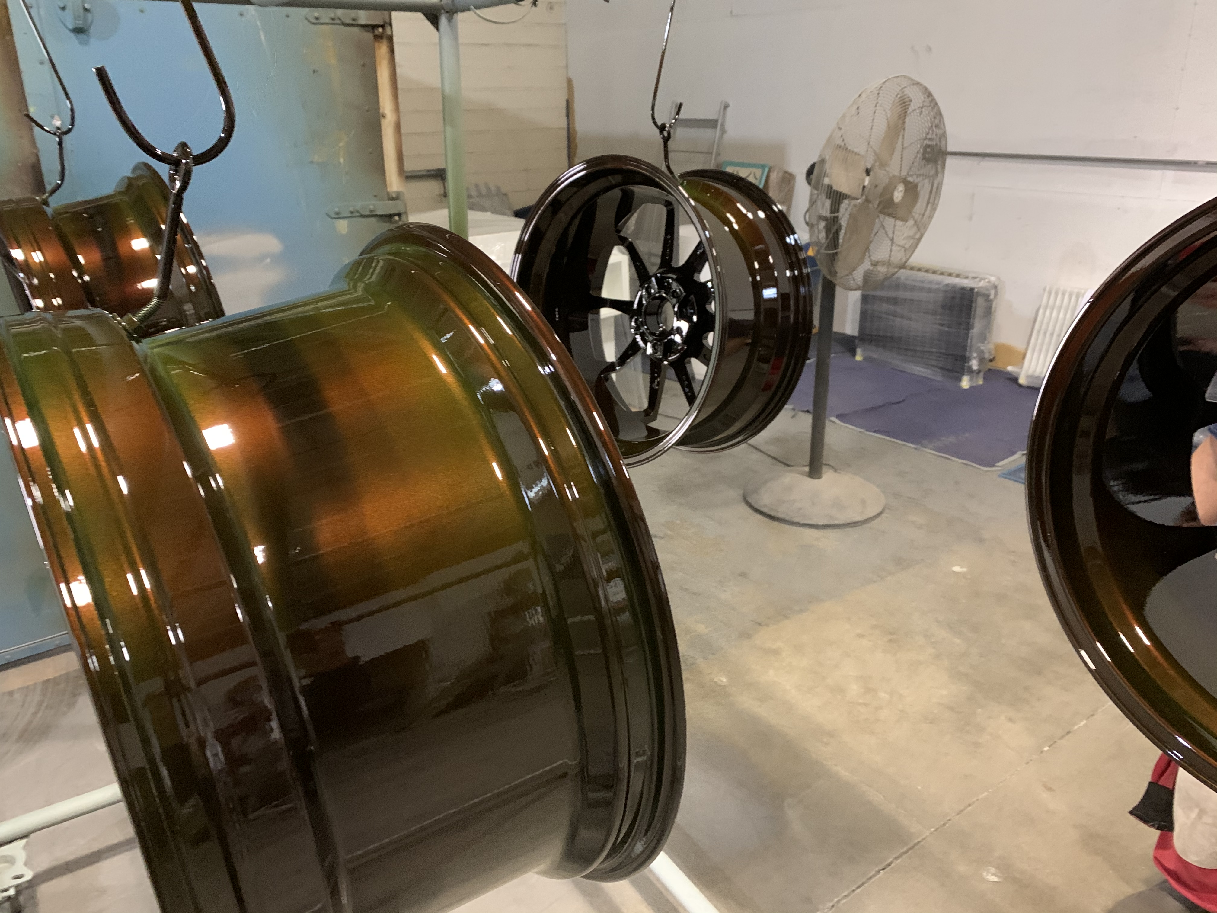 Copper Rims Color Two Toned Rims coated with Transparent Copper and Candle Green ...