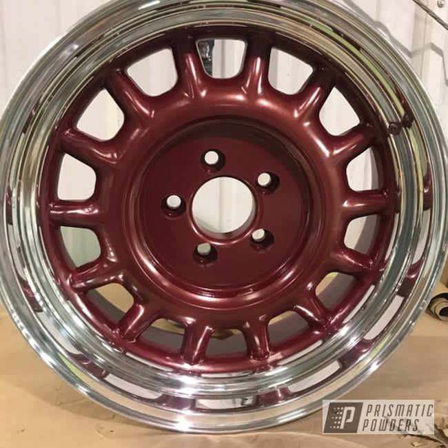 Red 15 Inch Rim Centers