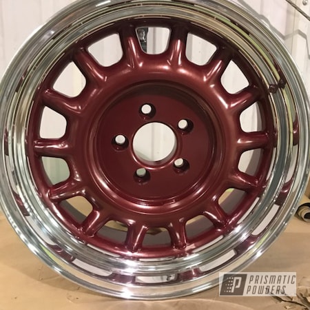 Powder Coating: Toreador Red PMB-2753,15" Wheel,Automotive,Wheels