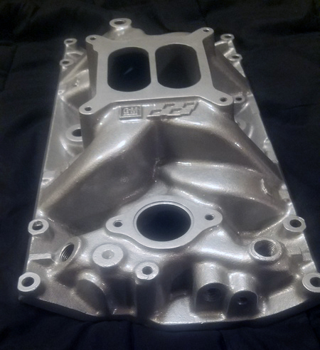 Engine Intake with Clear Vision and Alloy Silver | Prismatic Powders