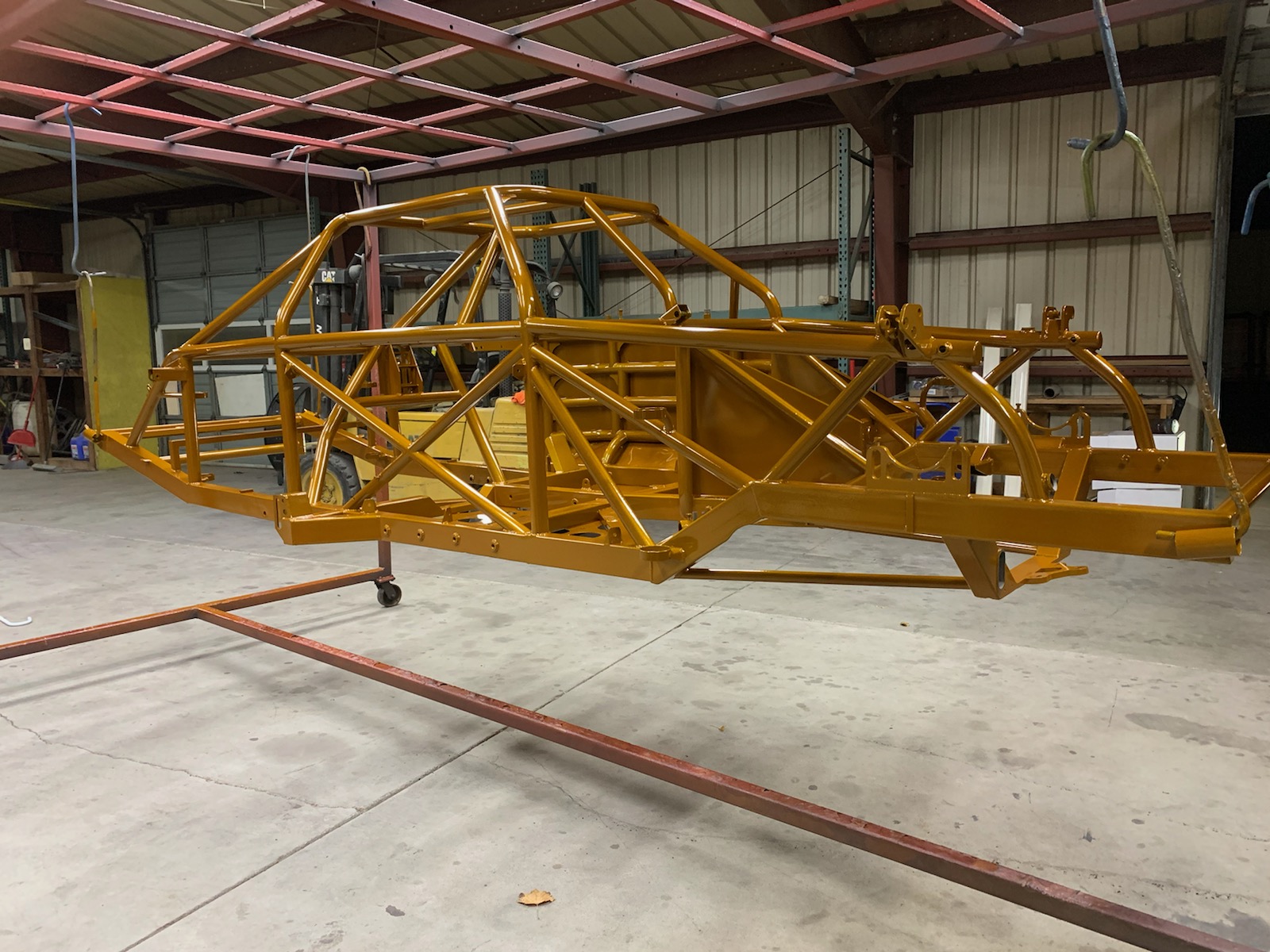 Circle Track Race Car Chassis done in Illusion Spanish Fly and Clear ...