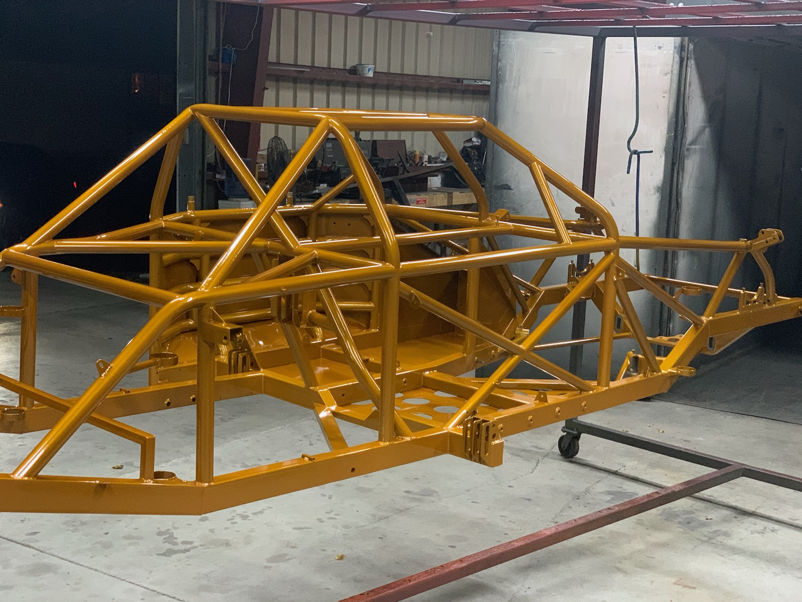 Circle Track Race Car Chassis done in Illusion Spanish Fly and Clear ...