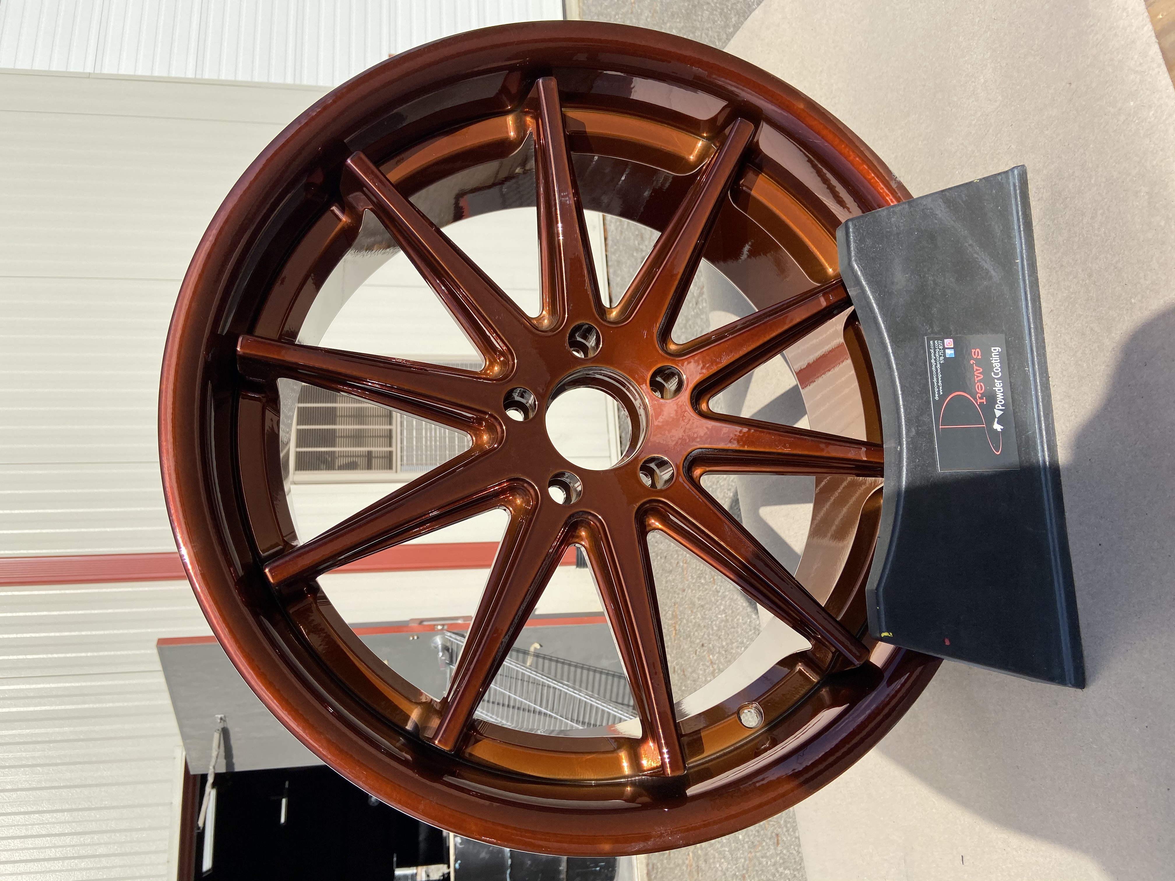 Copper Powder Coated Wheels