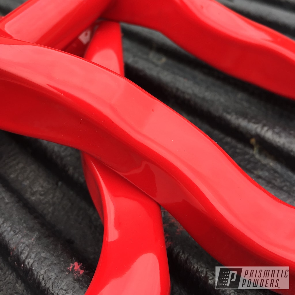 Audi Brake Calipers Done In Astatic Red Prismatic Powders