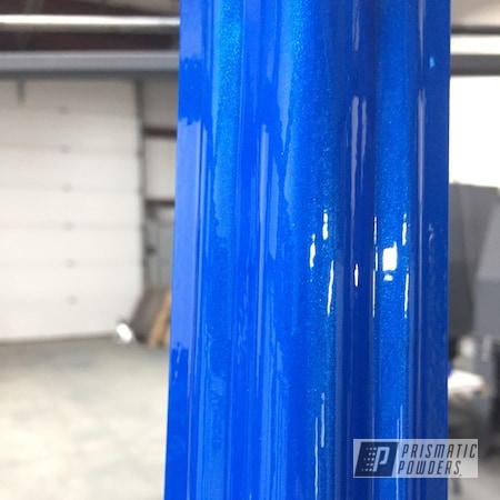 Powder Coating: Pinball Machine,Clear Vision PPS-2974,Illusion Blueberry PMB-6908