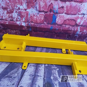 Powder Coated Yellow Automotive Traction Bars
