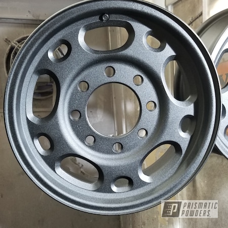 Powder Coating: Black Cast PCS-4721,Custom Rims,Automotive,Wheels