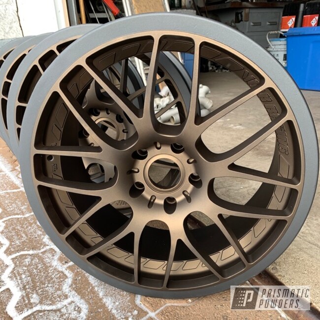 Powder Coated Two Tone Aftermarket Wheels