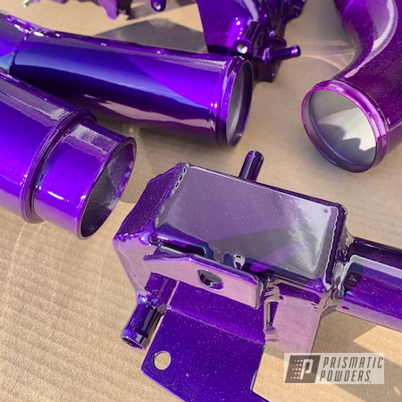 Powder Coating: Illusion Purple PSB-4629,Automotive,Clear Vision PPS-2974,RX7,Mazda,Engine Parts
