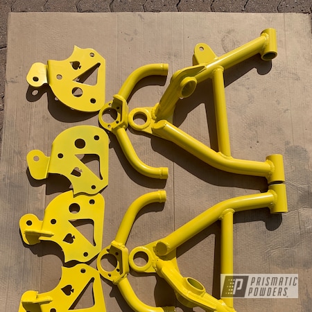 Powder Coating: Lemon Yellow PSB-4852,Truck Parts,Suspension,Automotive