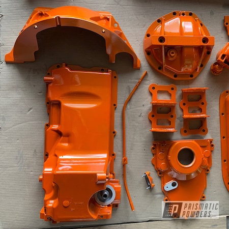 Powder Coating: Automotive,Clear Vision PPS-2974,Chevy,Illusion Tangerine Twist PMS-6964