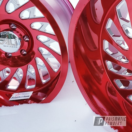 Powder Coating: 20" Aluminum Wheels,20",Deep Red PPS-4491,Clear Vision PPS-2974,Automotive,Wheels