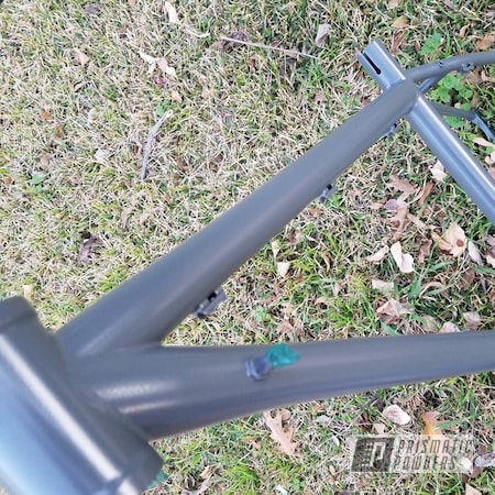 Powder Coating: Bicycles,Flat Gravel Grey PSB-6975,Bicycle Frame