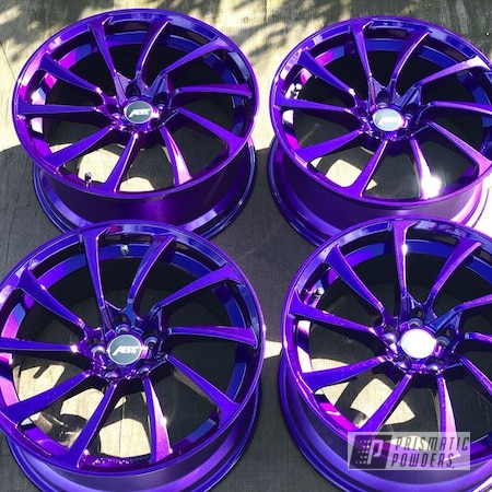 Powder Coating: Illusion Purple PSB-4629,Wheels,Automotive,Alloy Wheels,Clear Vision PPS-2974,Powder Coated Rims,Rims,Aluminium Wheels,Audi,Disco Purple PPB-7033,VW
