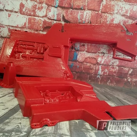 Powder Coating: Ink Black PSS-0106,RAL 3002 Carmine Red,Tricycle,Pedal Car,Tractor,Toy