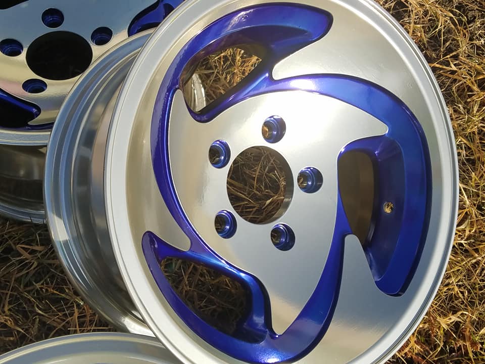2 Tone Aluminum Rims in Clear Vision, Intense Blue and Super Chrome ...