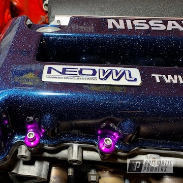 Powder Coated Nissan Valve Cover