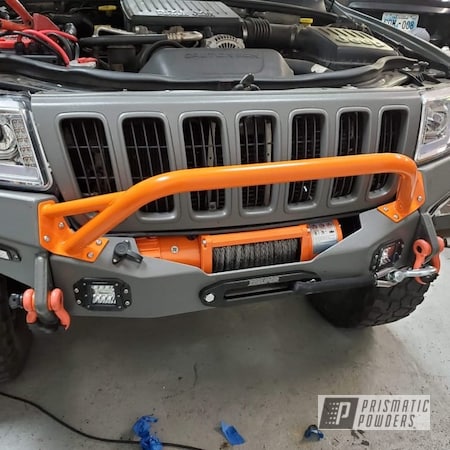 Powder Coating: Automotive,Just Orange PSS-4045,Jeep,Jeep Bumper