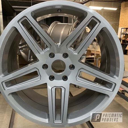 Powder Coating: Ford,Clear Vision PPS-2974,Custom Blend,Automotive,Porsche Silver PMS-0439,Kingsport Grey PMB-5027,Wheels,Truck Rims