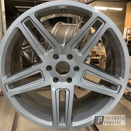 Powder Coating: Ford,Clear Vision PPS-2974,Custom Blend,Automotive,Porsche Silver PMS-0439,Kingsport Grey PMB-5027,Wheels,Truck Rims