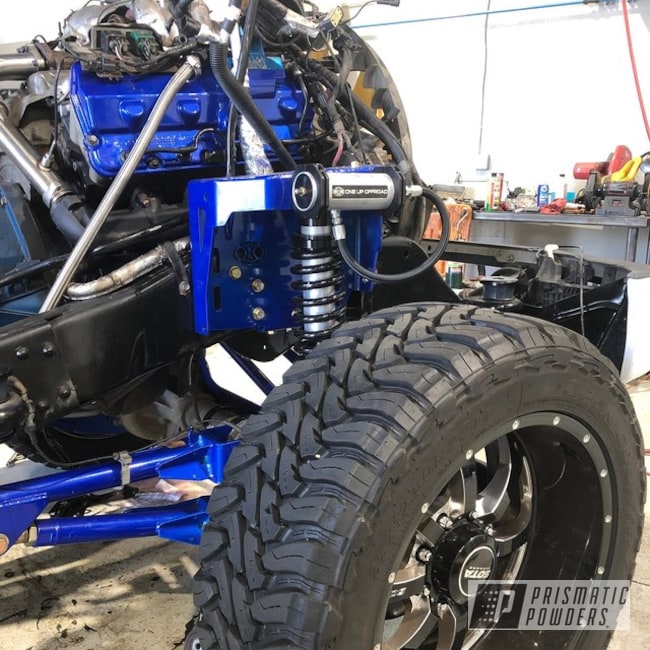 Custom Suspension Parts And Valve Covers Finished With Clear