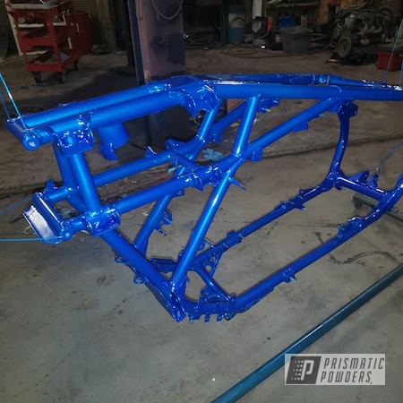 Powder Coating: Custom Frame,Clear Vision PPS-2974,Illusion Blueberry PMB-6908,Automotive