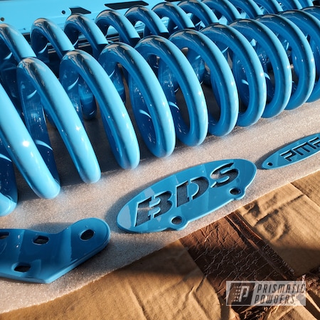 Powder Coating: Automotive,Clear Vision PPS-2974,Powder Blue PSS-4009,Truck Suspension,Suspension