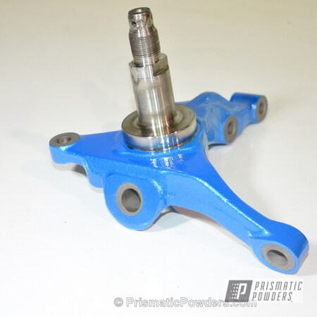 Powder Coating: 240SX,Steering Spindle,Clear Vision PPS-2974,Illusion Lite Blue PMS-4621,Automotive