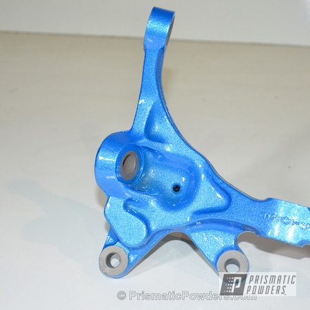 Powder Coating: 240SX,Steering Spindle,Clear Vision PPS-2974,Illusion Lite Blue PMS-4621,Automotive