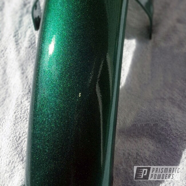 Illusion Green Over Super Chrome With Clear Vision Top Coat