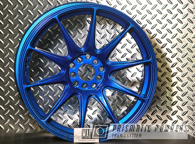 Powder Coating: Booty Blue PPB-2757,Automotive,Custom Wheels,Wheels
