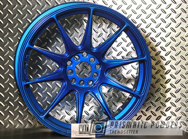 Powder Coating: Booty Blue PPB-2757,Automotive,Custom Wheels,Wheels