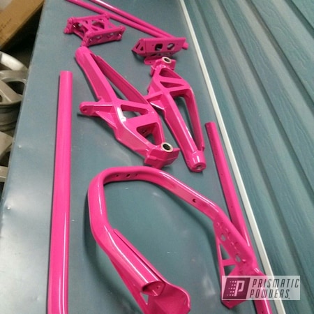 Powder Coating: Snowmobile Parts,Snowmobile,Passion Pink PSS-4679,Arctic Cat,Miscellaneous