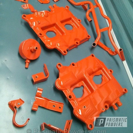 Powder Coating: Subaru,Engine Parts,Engine Components,Clear Vision PPS-2974,Automotive,Flag Orange PSS-5337