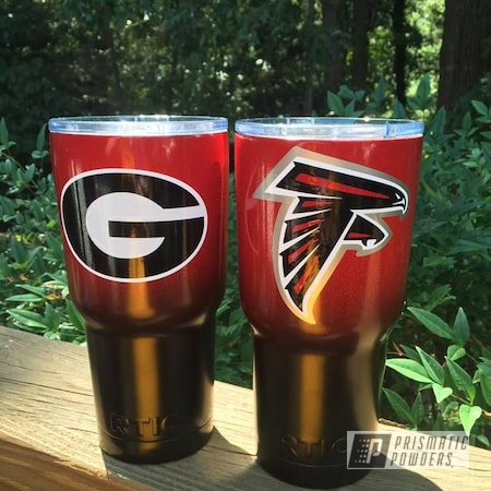 Powder Coating: Tumbler,cup,Matte Black PSS-4455,Very Red PSS-4971,Miscellaneous,Falcons Cup