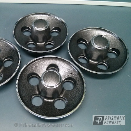Powder Coating: Shredded Black PVB-5357,Automotive,Wheels