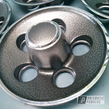 Powder Coating: Wheels,Shredded Black PVB-5357,Automotive