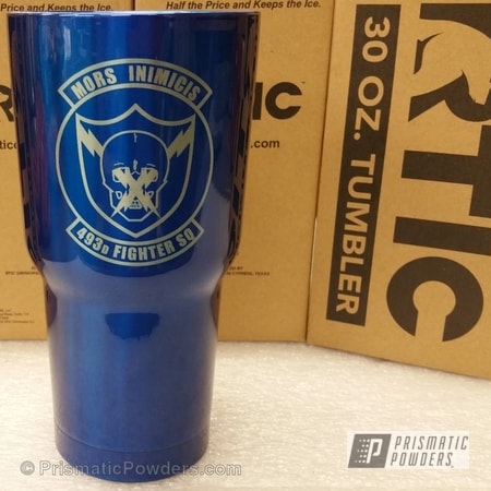 Powder Coating: Peeka Blue PPS-4351,Tumbler,cup,Miscellaneous,RTIC
