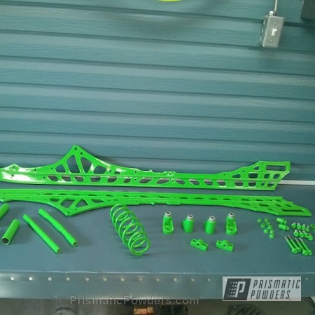 Powder Coating: Racer Green PSS-4531,Snowmobile Parts,Miscellaneous,Clear Vision PPS-2974